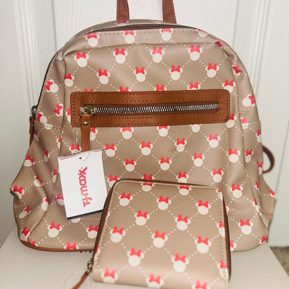 Disney Minnie Mouse Backpack & Wallet